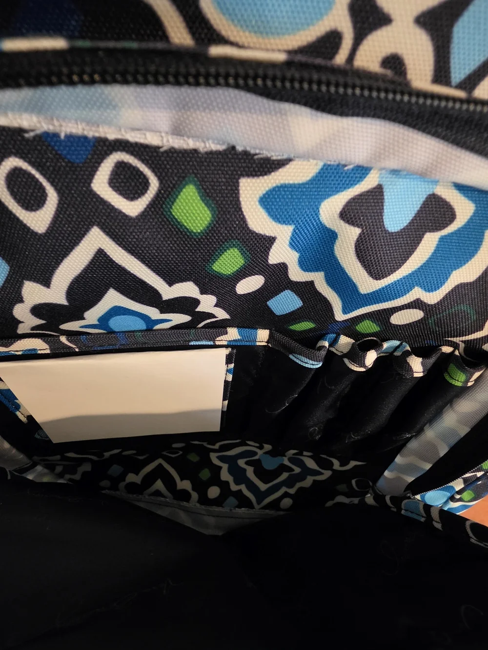 Vera Bradley Backpack in Ink Blue Pattern NWOT